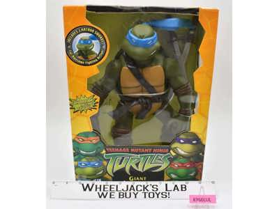Giant Leonardo 12" Teenage Mutant Ninja Turtles 2002 Playmates NEW MISB