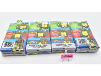 Teenage Mutant Ninja Turtles Facial Tissues Kid Care Mirage 1990 Vintage NEW