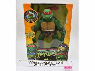 Giant Raphael 12" Teenage Mutant Ninja Turtles 2002 Playmates NEW MISB