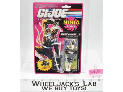 Storm Shadow Ninja Force NEW MOSC G.I. Joe 1991 Hasbro Vintage Action Figure