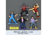 Lot of 5 Mighty Morphin Power Rangers Bandai 3" MMPR Action Figures 1994 PVC