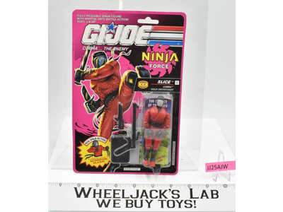 Slice Ninja Swordsman Ninja Force NEW MOSC G.I. Joe 1991 Hasbro Vintage Figure