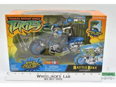 Leonardo Battle Bike Teenage Mutant Ninja Turtles 2004 Playmates NEW MIB
