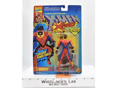 Sunspot Marvel Comics X-Men X-Force MOSC 1994 Toybiz