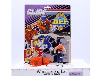 Cutter 100% V2 Complete W/ Card G.I. Joe 1992 Hasbro Vintage Action Figure