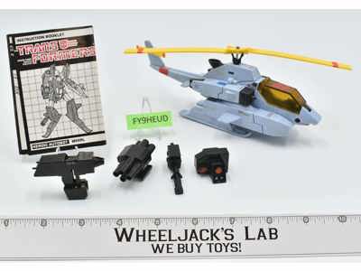 Whirl 100% Complete 1985 Vintage G1 Transformers Hasbro Action Figure