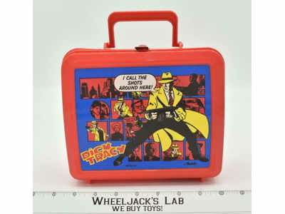 Dick Tracy Disney Aladdin 1980 Lunchbox and Thermos