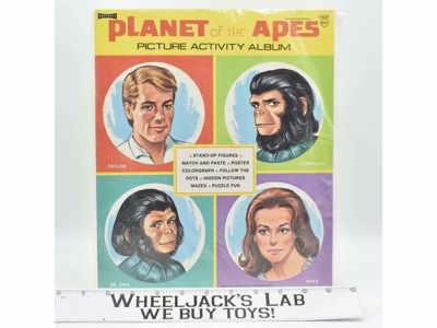 Picture Activity Album #1 Planet of the Apes Vintage Unused