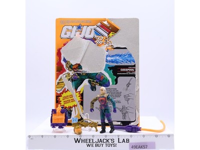 Cesspool V1 100% Complete 6 Cardback G.I. Joe 1991 Hasbro Vintage Action Figure