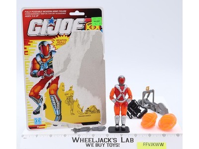 Incinerators V1 Complete W/ Cardback 1991 G.I. Joe Hasbro Vintage Action Figure