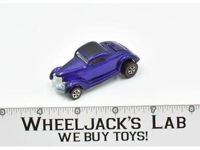 Classic 36 Ford Coupe Purple Hot Wheels 1968 Redline Mattel WHITE INTERIOR