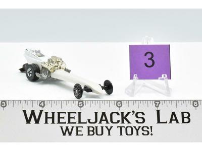 Fuel Dragster #3 white 1970 Hot Wheels Mattel Vintage
