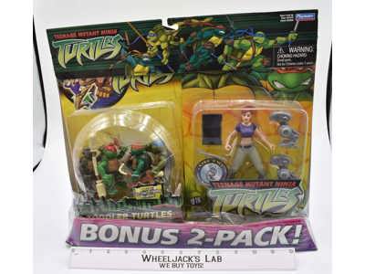 Teenage Mutant Ninja Turtles Playmates Toys 2006 NEW MOSC Bonus 2-Pack