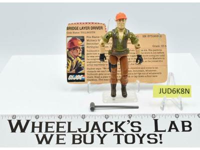 Tollbooth V1 100% Complete 1985 GI Joe Hasbro Vintage Action Figure