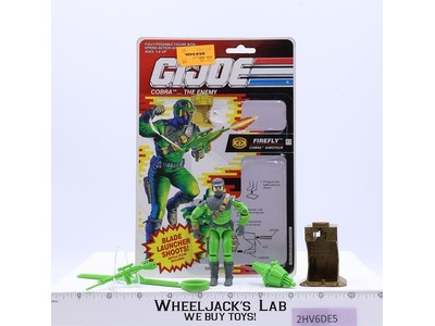 Firefly V2 W/ Cardback 1992 G.I. Joe Hasbro Vintage Action Figure