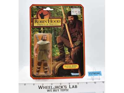 Little John Robin Hood MOSC Prince of Thieves 1991 Kenner Action Figure Vintage