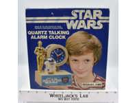 R2-D2 &amp; C-3PO 1980 Bradley Time Quartz Talking Alarm Clock NEW