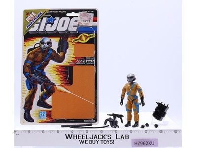 Frag-Viper V1 100% Complete W/ 34 Cardback 1989 G.I. Joe Hasbro Vintage Figure