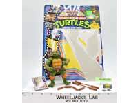 Movie Star Mike w/Cardback NR MINT 100% Complete TMNT 1992 Playmates Vintage