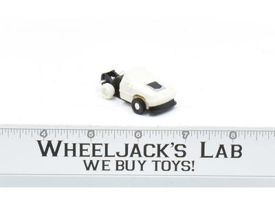 Minispy White DECEPTICON FX Car NO SPOKES For Parts WORKS 1985 G1 Transformers