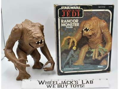 Rancor Monster 100% Complete W/Box Star Wars ROTJ 1984 Kenner Action Figure