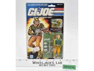 Captain Grid-Iron GI Joe ARAH 1989 Hasbro Action Figure NEW MOSC SEALED