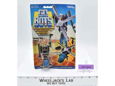 Wrong Way Friendly Robot Attack Copter MOSC NEW Gobots 1984 Tonka Action Figure