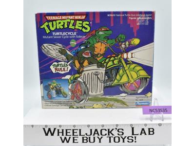 Turtle Cycle 100% Complete W/Box Teenage Mutant Ninja Turtle 1989 Playmates Toys