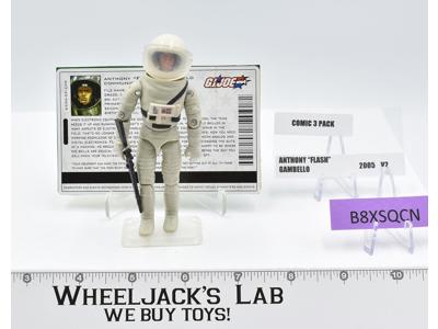 Anthony Flash Gambello 100% Complete GI Joe Comic Pack 2005 Hasbro Action Figure