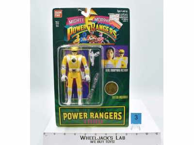 Trini #3 Auto Morphin NEW MOSC Mighty Morphin Power Rangers 1994 Bandai
