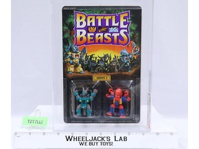 Kickback Kangaroo & Octillion Octopus CAS GRADED 80+ 80/85/90 Battle Beasts NEW