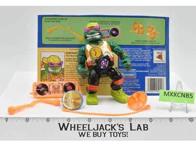 Rappin' Mike 100% Complete 1991 TMNT Teenage Mutant Ninja Turtle Playmates