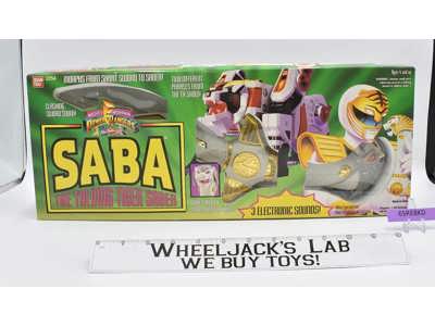 Saba Talking Tiger Saber WORKS MIB Mighty Morphin Power Rangers 1994 Bandai MIB