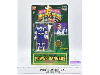 Billy Auto Morphin NEW MOSC Mighty Morphin Power Rangers 1994 Bandai