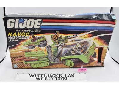 H.A.V.O.C. &amp; Driver 100% Complete W/ Box G.I. Joe 1986 Hasbro Vintage Vehicle
