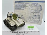 Triple T 100% Complete 1986 GI Joe ARAH Hasbro Vintage Action Figure Vehicle