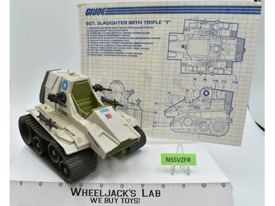 Triple T 100% Complete 1986 GI Joe ARAH Hasbro Vintage Action Figure Vehicle