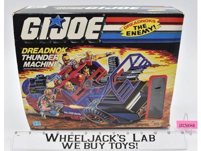 Dreadnok Thunder Machine &amp; Thrasher W/ Box G.I. Joe 1986 Hasbro Vintage Vehicle