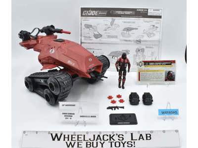 Cobra Crimson H.I.S.S. Tank W/ Cobra Horseman 100% Complete G.I. Joe 2011 Hasbro