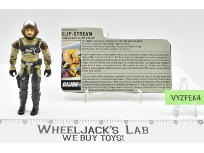 Slip-Stream V1 100% Complete G.I. Joe 1986 Hasbro Vintage Action Figure