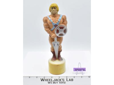 He-Man 9" Shampoo Bottle MOTU 1983 Mattel Action Figure Vintage