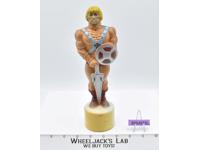 He-Man 9" Shampoo Bottle MOTU 1983 Mattel Action Figure Vintage