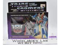 Starscream NICE FIGURE 100% Complete w Box 1985 G1 Transformers Hasbro Figure