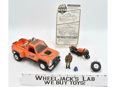 Firecracker W/Hondo MacLean 1985 WORKS MASK Kenner Vintage Action Figure Vehicle