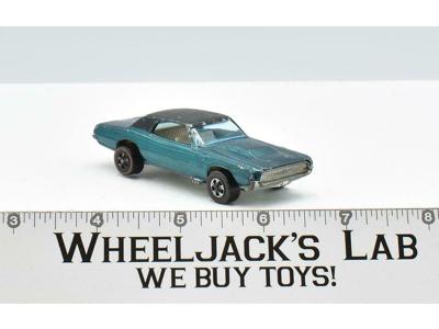 Custom T-Bird Aqua Hot Wheels 1967 Redline Mattel Vintage RL