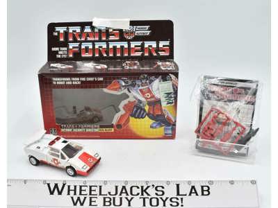 Red Alert NR MINT FIGURE UNUSED STICKERS Boxed 1985 Vintage G1 Transformers