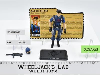 Flint v13 100% Complete GI Joe 25th Anniversary 2008 Hasbro Action Figure