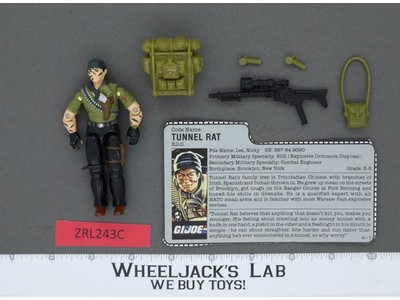 Tunnel Rat V1 100% Complete 1987 G.I. Joe Hasbro Vintage Action Figure