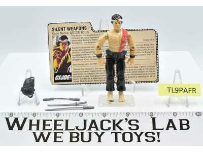 Quick Kick V1 100% Complete GI Joe Vintage Hasbro 1985 Action Figure