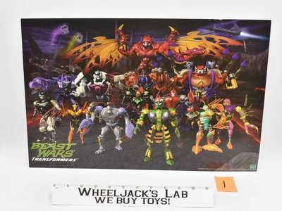 Botcon 3H 2001 #1 Promo Beast Wars Prints Poster Predacons Transformers